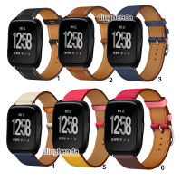 สายรัดหนังสำหรับ Fitbit Versa/versa Lite/versa 2 /Se Smart Watch Watchbands