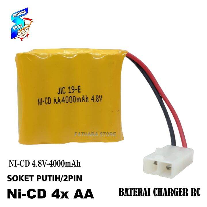 Baterai Cas mobil remot RC Baterai Remote Control 4*AA 4.8V-4000mAh
