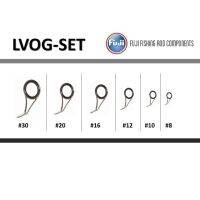 FS อุปกรณ์ตกปลา ชุดไกด์ Fuji LVOG SET โอริง ขาเดียว O Ring LV Stainless Guides - 6 ชิ้น. เบอร์ : 30,20,16,12,10,8 ตกปลา