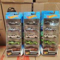 Hot Wheels Fivesports Car Rail Track Collection พร้อม Alloymodels Muscle Car Toy Box