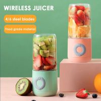 500ML Portable Electric Juicer Mini Vegetable Fruit Milkshake Blender Rechargeable Six Blades Multifunction Juice Maker Machine