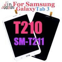 7.0  หน้าจอสำหรับ Samsung Galaxy Tab 3 T210 T211แท็บเล็ตจอ LCD แบบสัมผัสหน้าจอดิจิตอลประกอบ SM-T211เปลี่ยน SM-T210