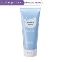 CUTE PRESS โฟมล้างหน้า สูตรผิวอ่อนเยาว์ น่าสัมผัส PURE ORIGIN WHITE &amp; MOIST FACIAL FOAM