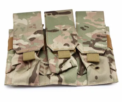 M4 ชุดอุปกรณ์เสริมสามชุด กลางแจ้ง Molle กระเป๋าแขวนเอว กระเป๋าเป้สะพายหลังเสื้อกั๊กยุทธวิธี