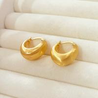 Gold Matte Hoops ( Brass ) - Glain official