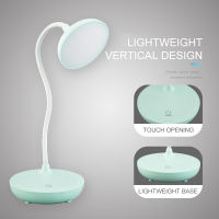 Touch Flexible Desk Lamp Eye-protect Studying Lamp Foldable USB Charging 3 Modes Dimming LED Table Lamp Home Bedside Night Light