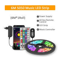 Suntech LED Light Strips, Bluetooth Music Sync Color Flexible RGB 5050 Diode Tape,Led Lights Built-in Mic For Party,Christmas