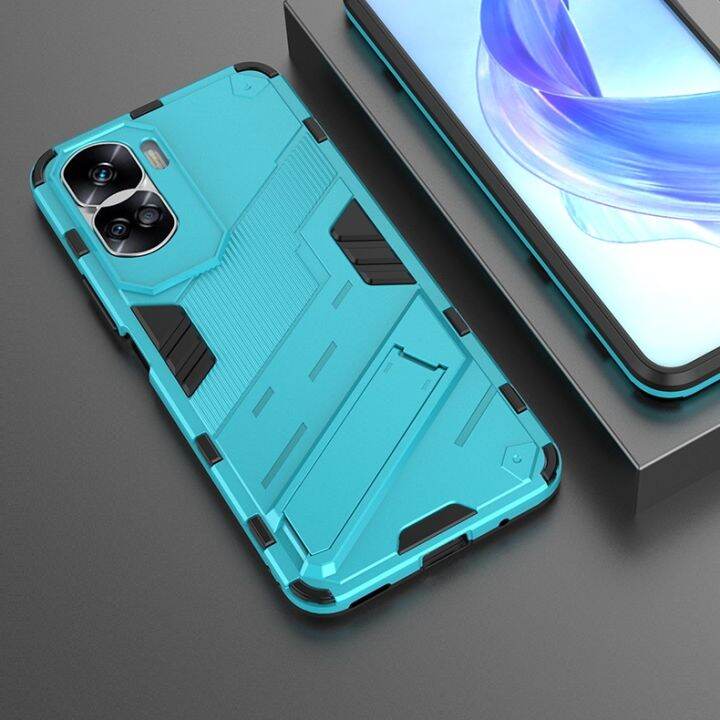 เคสสำหรับ-honor-90-lite-honor90lite-5g-2023-3d-เกราะกันกระแทกที่วางเคสตั้งโทรศัพท์ฝาหลังแข็ง