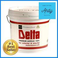 สีน้ำทาภายนอก DELTA MATT BASE C ด้าน 2.5 แกลลอนWATER-BASED EXTERIOR PAINT DELTA MATT BASE C MATT 2.5GAL **สอบถามเพิ่มเติมได้จ้า**