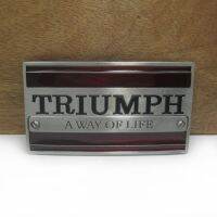 Bucklelub โลหะผสมสังกะสี Triumph หัวเข็มขัดสายพานมอเตอร์คาวบอยเข็มขัดกางเกงยีนส์หัวเข็มขัดเสร็จ Fp-03311พิวเตอร์