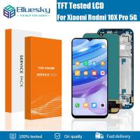 Bluesky จอแสดงผลทดสอบ100% สำหรับ Xiaomi Redmi 10X PRO 5G M2004J7BC LCD หน้าจอสัมผัสประกอบสำหรับจอแสดงผล Lcd Redmi 10X PRO 5G