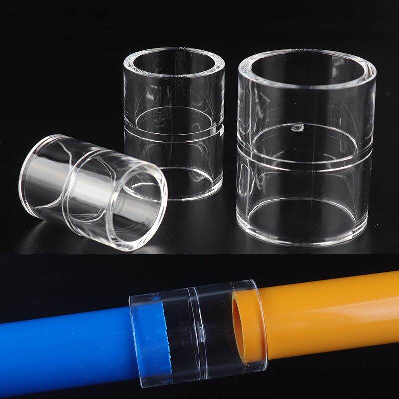 Plexiglass Water Supply Tube Clear Acrylic Pipe Fittings 1pc 20mm
