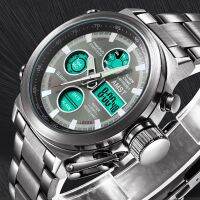 Relogio Masculino AMST Original Famous Brand Digital Quartz Analog Dual Display Military Sport Watches Men Wristwatch Male Clock