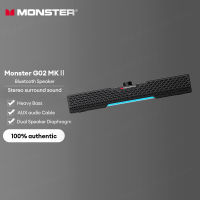 Monster G02 MK Ii ลําโพงบลูทูธ AUX เสียงสเตอริโอ แบตเตอรี่ HIFI คุณภาพสูง 5.3 etz