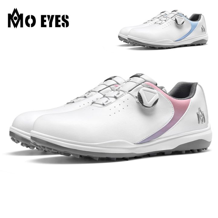 magic-eye-new-golf-shoes-for-ladies-waterproof-microfiber-anti-skid-spikes-womens-swivel-laces-golf