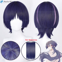 เกม Genshin Impact Faruzanscaramouche Wanderer คอสเพลย์วิกผมผ้าพันคอสังเคราะห์ทนความร้อน Genshin Wigs ผู้หญิงหมวกวิกผม