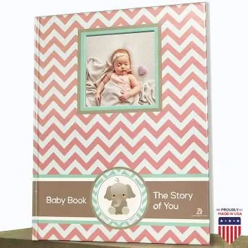 KeaBabies First 5 Years Baby Memory Book Journal, 90 Pages Hardcover Keepsake Milestone Baby Book (Wonderland)