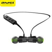 AWEI WT30 Magnetic Wireless Bluetooth-compatible Earphone Stereo Sports Waterproof Earbuds Wireless in-ear Headset mic For phone