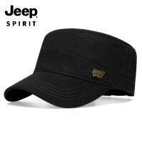 JEEP SPIRIT หมวกผู้ชาย Unisex สี่ฤดู,หมวกท่องเที่ยวกลางแจ้งหมวกทรงแบนสวมใส่ได้ทั้งผู้ชายและผู้หญิง