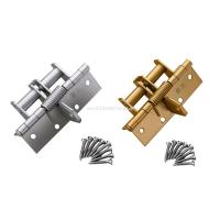 Self Closing Door Hinges Invisible Door Closer Thickened Iron Automatic Rebound Hinge for Window Closet Cupboard Door