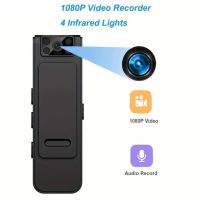 Charging Recorder HD 1080P 90 Degree Rotating Camera Mini Camcorders Night Vision Hidden Video Recorder with Back Cli