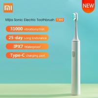 Xiaomi Mijia sonicแปรงสีฟันไฟฟ้าT300 USBชาร์จแปรงฟันอัลตราโซนิกกันน้ำแปรงฟันเหงือกสุขภาพฟันขาวลึกสะอาด