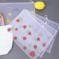 ∈▩ 1PCS Transparent Document Bag Daisy PVC Pencil Bag Pencil Case File Pencil Case File strawberry 24x33CM