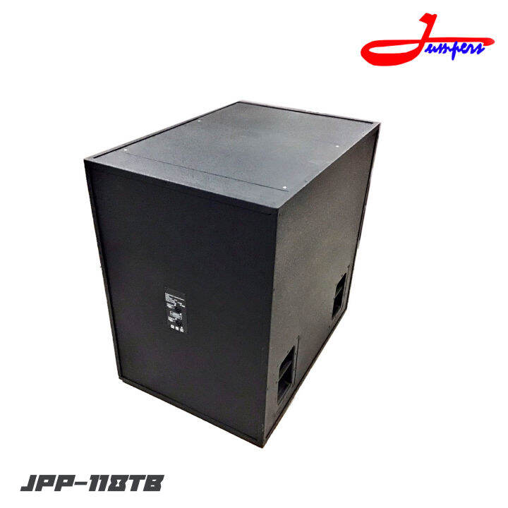 jumpers-jpp-118tb-ตู้ลำโพงซับเบสเปล่าขนาด-18-นิ้ว-ไม้อัดแท้-20-มิล-โครงเหล็กตะแกรงสีดำ-กว้าง-57-ยาว-81-สูง-81-ราคาต่อ-1-ใบ