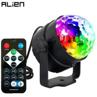 ALIEN 6W 7 Color RGB Remote LED Crystal Magic Ball DJ Disco Stage Lighting Effect Party Holiday Christmas Birthday Music Lamp