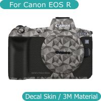 สำหรับ Canon EOS R EOSR สติ๊กเกอร์ติดบนตัวเครื่องห่อไวนิลกันแผ่นฟิล์มกันรอยกล้องสติกเกอร์ป้องกันเสื้อโค้ท