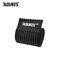 AOLIKES 1ชิ้น40-180เซนติเมตรยืดหยุ่นสายรัดกีฬาหนุนหัวเข่ารัดสนับเข่ารัดข้อศอกข้อเท้าข้อมือแผ่นรองรับการเคลื่อนไหวปลอกขาหนังลูกวัว