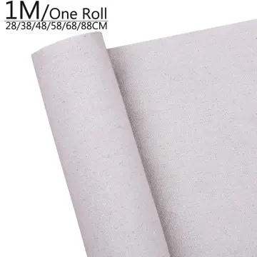 Primed Canvas Roll 5m Blank Oil Painting Cotton Linen Blend High Quality  Artist