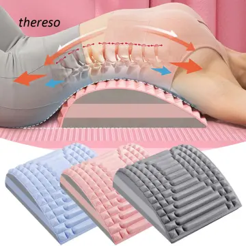 Yoga Waist Pillow Lumbar Vertebra Pelvis Correction Bolster Cushion Memory  Foam Block