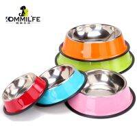 [Big Spade] StainlessPet Dog Bowl Non-Slip Cat Dog Feeder เส้นผ่านศูนย์กลาง11-22Cm Bowl For Dogs Small Medium Large Dog Feeder Drinkers