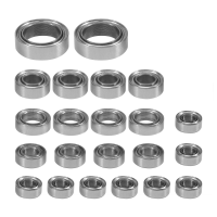 22Pcs Steel Bearing Kit 9745 for Traxxas TRX4M TRX4-M 1/18 RC Crawler Car Upgrade Parts Bearing