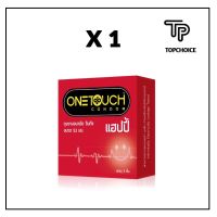 Onetouch ถุงยางอนามัย วันทัช แฮปปี้ Happy 1 กล่อง 3 ชิ้น