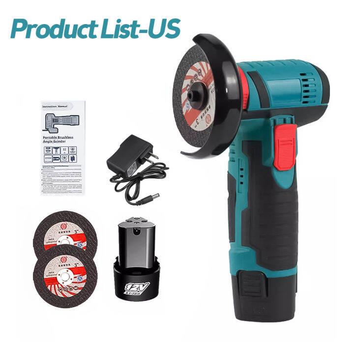 Mini Angle Grinder Brushless Cordless Angle Grinder Cutting Wheel Saw