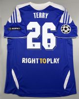 เสื้อฟุตบอล ย้อนยุค เชลซี เหย้า 2011 Retro Chelsea Home พร้อมเบอร์ชื่อ 26 TERRY อาร์มครบ ชุดแชมป์ยูฟ่า แชมเปี้ยนลีค เรโทร คลาสสิค 2011-12