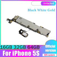 ปลดล็อคสำหรับมาเธอร์บอร์ด Iphone 5S 16GB 32GB 64GB เมนบอร์ดสำหรับ Iphone 5S Logic Board พร้อม Touch ID Gratis Ongkir