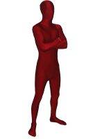 สีม่วงสีแดง Zentai สูทผู้ใหญ่แปนเด็กซ์ถุงน่องเต็มบอดี้สูทฮาโลวีนเครื่องแต่งกายคอสเพลย์