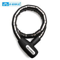 INBIKE Bicycle Lock Anti-theft Cable Lock 0.85m Waterproof Cycling Motorcycle Cycle MTB Bike Security Lock with Illuminated Key