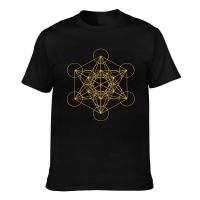 Hot Sale MenS Tshirts MetatronS Cube Sacred Geometry New Arrival MenS Appreal