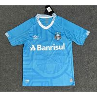 ◘✆ [Fans] เสื้อยืดแขนสั้น พิมพ์ลายฟุตบอล Gremio Second away คุณภาพสูง 2223