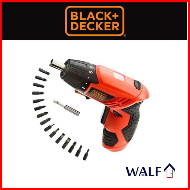 Mesin Bor KC4815 Black+Decker Screwdriver KC4815 4.8 Volt Cordless