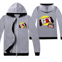 Fgteevครอบครัวเกมเด็กซิปเสื้อแขนยาวHooded Coatเสื้อกันหนาวเด็กHoodie Zipper Jacket Coat C1459เสื้อผ้าเด็กใส่ลำลองสำหรับฤดูใบไม้ร่วงฤดูหนาวหลวมเสื้อคาร์ดิแกนกีฬา