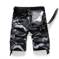 Camouflage Camo Cargo Shorts Men  Summer Casual Cotton Multi-Pocket Loose Shorts Army Military Tactical Shorts Plus Size 44