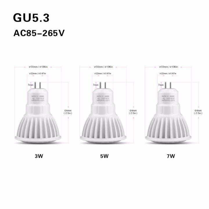 worth-buy-หลอดสปอร์ตไลท์-led-gu5-3อลูมิเนียมหรี่แสงได้220v-110v-mr16-gu-10โคมไฟ-led-3w-5w-7w-mr16-led-12v-สปอตไลท์หรี่แสงได้-gu10-mr16