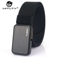 【jw】✓✿✙ Vatlty 35mm cinto elástico masculino macio forte náilon liga de zinco liberação rápida fivela unisex estiramento trabalho cintas cintura masculina