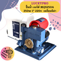 Luckypro ปั๊มน้ำ ออโต้ MQS250A 250w 1" 220v  เหลี่ยมมีฝา