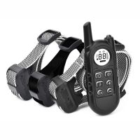 Remote Control Dog Shock Collar For 3 Dogs With Waterproof Small Dog Collar Electric Training Bark Collar Stop Auto Bark